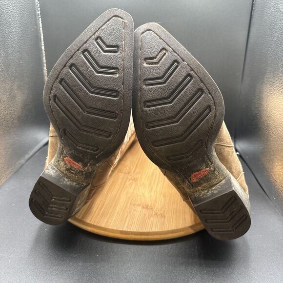 Justin Puma Western Cowgirl Boots Womens Size 8.5 B L2703 Tan - Picture 6 of 8